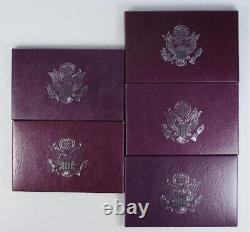 Complete Run of 27 US Mint Proof Sets 1971-1997 144 Total Proof Coins