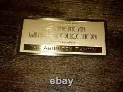 Complete Set Of 50 Proof Silver 999 24K EGP Art Bar American Wildlife Collection