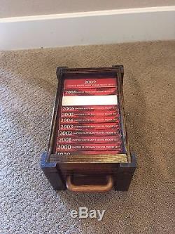 Completed 1999 2016 Silver Proof Sets With 2 Custom Made Wooden Box