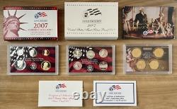 Consecutive Run 30 Silver Proof Sets 1992-2020. Key 2012 2020 2018 Reverse Set
