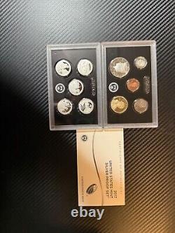 Consecutive Run 33 Silver Proof Sets 1992-2023. Key 2012 2020 2018 Reverse Set