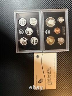 Consecutive Run 33 Silver Proof Sets 1992-2023. Key 2012 2020 2018 Reverse Set