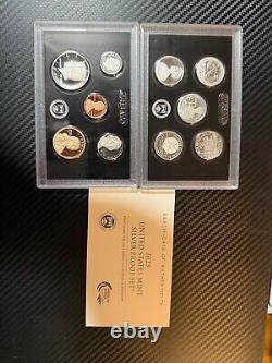 Consecutive Run 33 Silver Proof Sets 1992-2023. Key 2012 2020 2018 Reverse Set