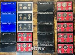 Consecutive Run 64 Proof & Mint Sets 1961-2024 Key 2012 & 2020 Set! OGP & COA