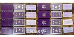 Consecutive Run 64 Proof & Mint Sets 1961-2024 Key 2012 & 2020 Set! OGP & COA