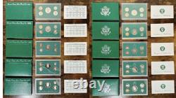Consecutive Run 64 Proof & Mint Sets 1961-2024 Key 2012 & 2020 Set! OGP & COA