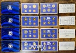 Consecutive Run 64 Proof & Mint Sets 1961-2024 Key 2012 & 2020 Set! OGP & COA