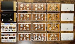 Consecutive Run 64 Proof & Mint Sets 1961-2024 Key 2012 & 2020 Set! OGP & COA