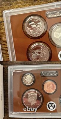Consecutive Run 64 Proof & Mint Sets 1961-2024 Key 2012 & 2020 Set! OGP & COA