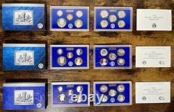 Consecutive Run 64 Proof & Mint Sets 1961-2024 Key 2012 & 2020 Set! OGP & COA
