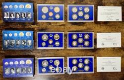 Consecutive Run 64 Proof & Mint Sets 1961-2024 Key 2012 & 2020 Set! OGP & COA