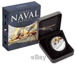 Cook Islands 2010 2011 Famous Naval Sea Battles 5 Coin Set $1 Silver Color Proof