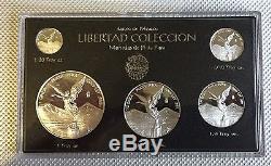 Exceptionally Rare Mexico 2005 Proof Silver Libertad Set! Impossible to find