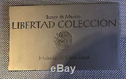 Exceptionally Rare Mexico 2005 Proof Silver Libertad Set! Impossible to find