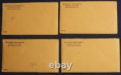 Four 1961 Silver Proof Sets In Original Packaging Lot 061211