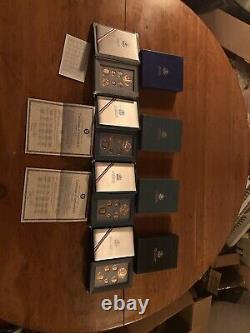 Four Us Prestige Proof Sets