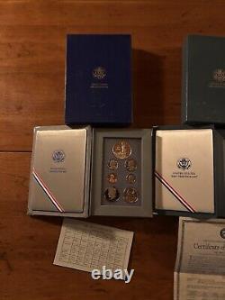 Four Us Prestige Proof Sets