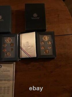 Four Us Prestige Proof Sets