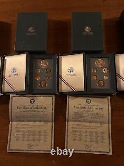 Four Us Prestige Proof Sets