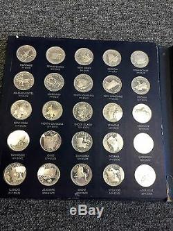 Franklin Mint 1969 States of the Union First Edition 50 Silver Coins Proof Set