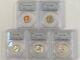 Gorgeous 1959 Us Proof Set Pcgs Graded With Near Cameo Pr68 Franklin Half