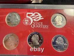 GORGEOUS MINT CONDITION 2002 US Mint SILVER Proof Set 10 Coins