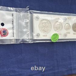 Gem 1955 Silver Proof Set In Brand New Vintage Capital Holder #BN125