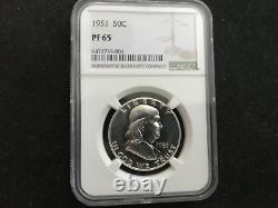Gorgeous, 1951, Proof Franklin Half, Certified Proof 65, By NGC! WOWZER