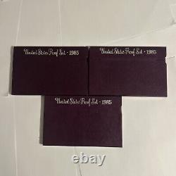 HUGE LOT OF 32 Proof Sets US Mint Original Gov't Packaging Box & COA MANY YEARS