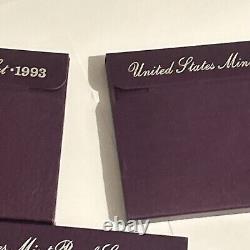HUGE LOT OF 32 Proof Sets US Mint Original Gov't Packaging Box & COA MANY YEARS