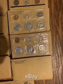 Huge Lot (70) US Mint Silver Proof Sets 1957 1958 1959 1960 1961 1962 1963 1964