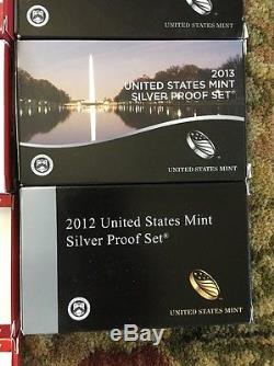 Huge Lot Of Silver Proof Sets 2004 2016