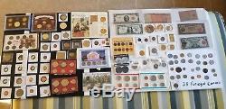 Huge lot 90% Silver Coins, and silver Proofs and proofs sets, valued at $500