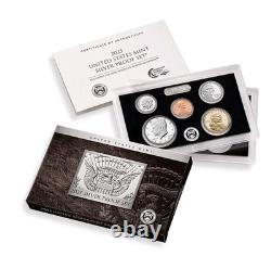 IN HAND 2025 S US Mint Silver Proof Set 10 Coins with Box & COA 25RH, With Penny