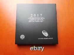 In Stock! 2017 S Proof Silver Eagle Limited Edition Proof Set 17rc In Ogp