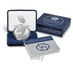 In Stock! 2020 W Proof Silver Eagle World War II V75 Privy In Ogp 75,000 Minted