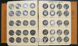 KENNEDY HALF DOLLAR DANSCO 160 COIN COMPLETE SET 1964-2012 PDS W PROOFS SILVER
