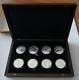 Kiribati / Samoa 8 Silver Interlocking Combined Proof Set 1997-2000 Millennium