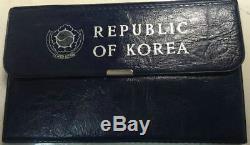 Korea-South 1970 Complete Set of 6 Silver Coins Proof set