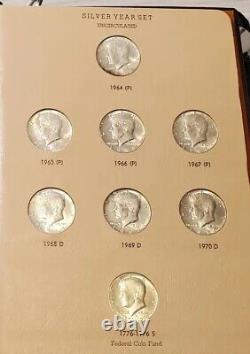 LOT-15 Pcs COMPLETE 14 SILVER KENNEDY SET'64-'70 DCAM PROOFS & GEM BU +1 DANSCO