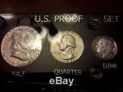 LOT OF 3, 1952, 1953, 1954 US MInt Silver Proof Sets, MUST SEE PICS