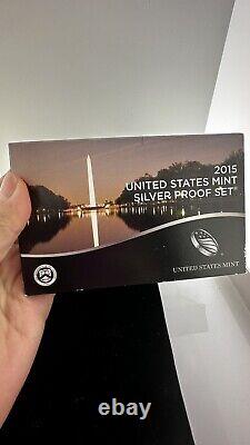 LOT United States Mint Silver Proof Set No W Nickel OGP/COA Item 2013-14-15-2016