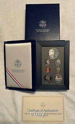 LOT of 3. 1990 1993 1994 U. S. Mint Prestige Proof Sets Original Boxes & COA's