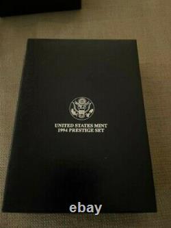 LOT of 3. 1990 1993 1994 U. S. Mint Prestige Proof Sets Original Boxes & COA's