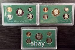 Large Lot 29 Mixed Date US Mint Proof Sets
