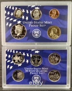 Large Lot 29 Mixed Date US Mint Proof Sets