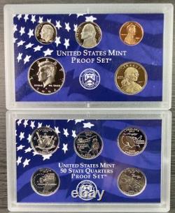 Large Lot 29 Mixed Date US Mint Proof Sets