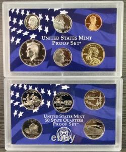 Large Lot 29 Mixed Date US Mint Proof Sets