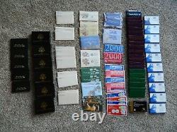 Large Lot of 78 (1977-2011) US Mint, Clad Proof, Silver Proof, & Premier Sets