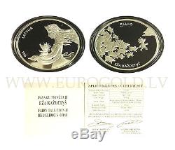 Latvia 5 euro 2015-2017 Fairy Tale series 3 silver proof coin set complete